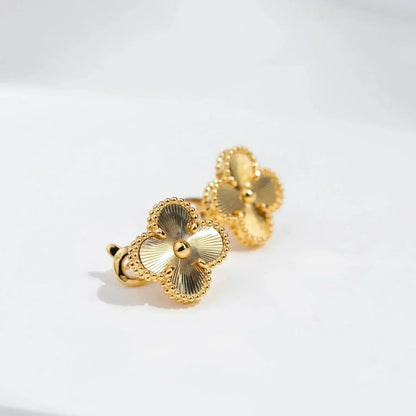 [Kismet Jewels ]CLOVER MEDIUM 1 MOTIFS LASER EARRINGS