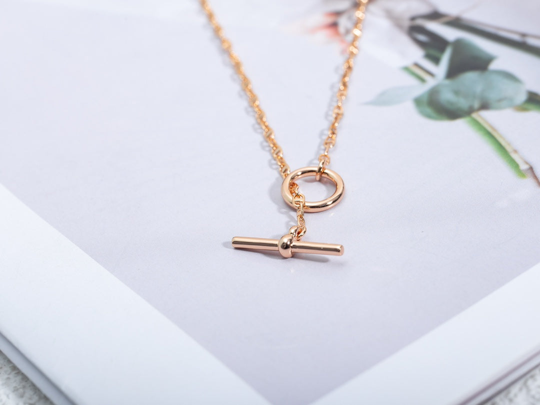 [Kismet Jewels ]ECHAPPEE NECKLACE PINK GOLD