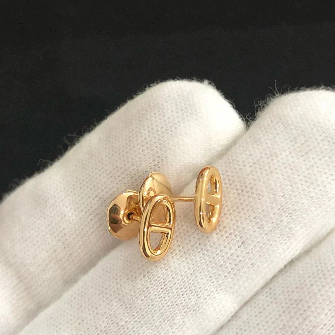 [Kismet Jewels ]CHAINE SMALL EARRINGS GOLD AND SILVER