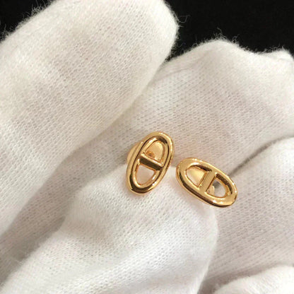 [Kismet Jewels ]CHAINE SMALL EARRINGS GOLD AND SILVER