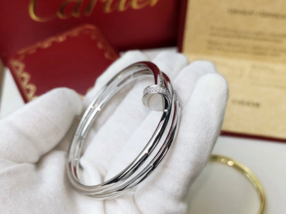 [Kismet Jewels ]JUSTE BRACELET 3.5MM DOUBLE ROW DIAMOND