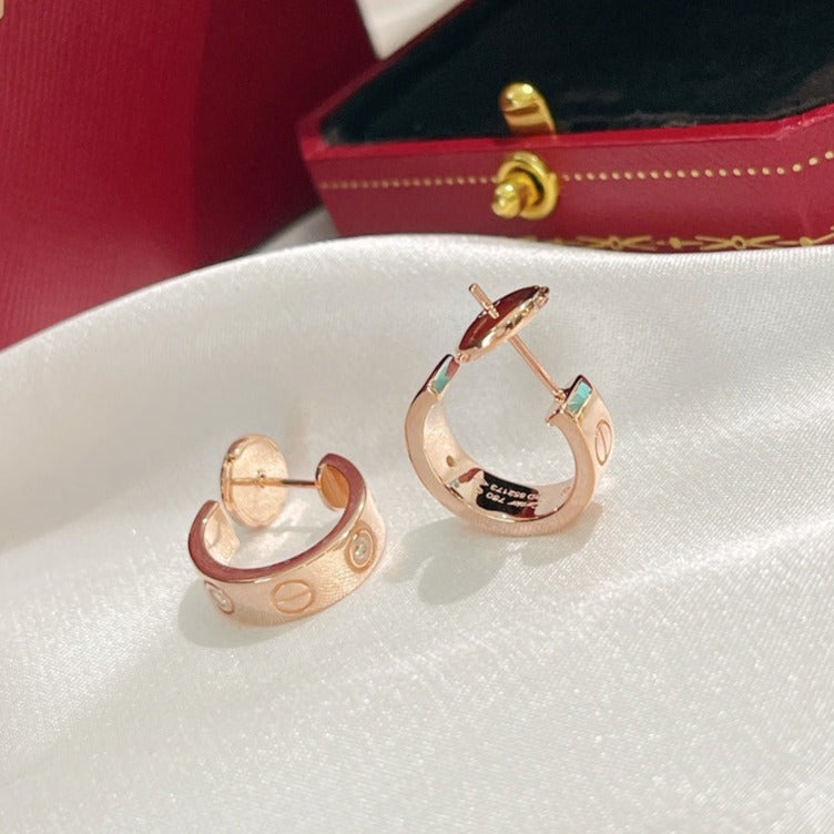 [Kismet Jewels ]LOVE EARRINGS 5.7MM 2 DIAMONDS