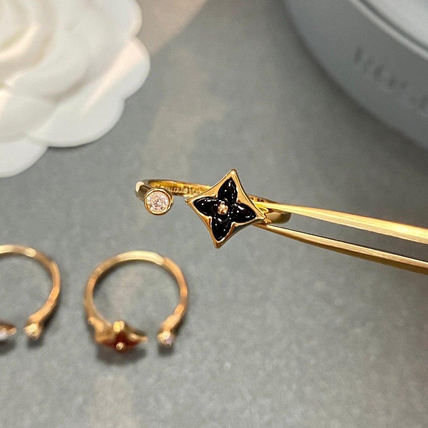 [Kismet Jewels ]STAR 1 DIAMOND OPEN RING