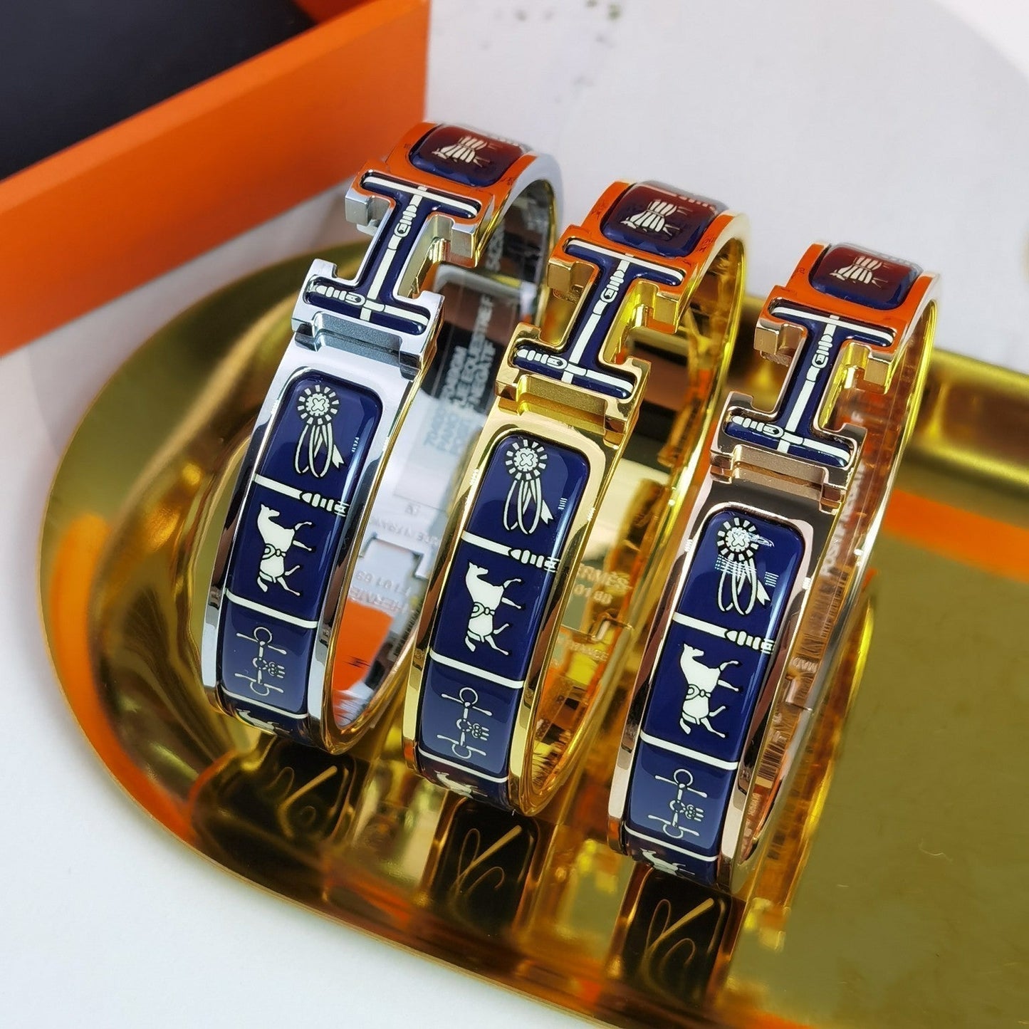 [Kismet Jewels ]H COUVERTURES DARK BLUE BRACELET