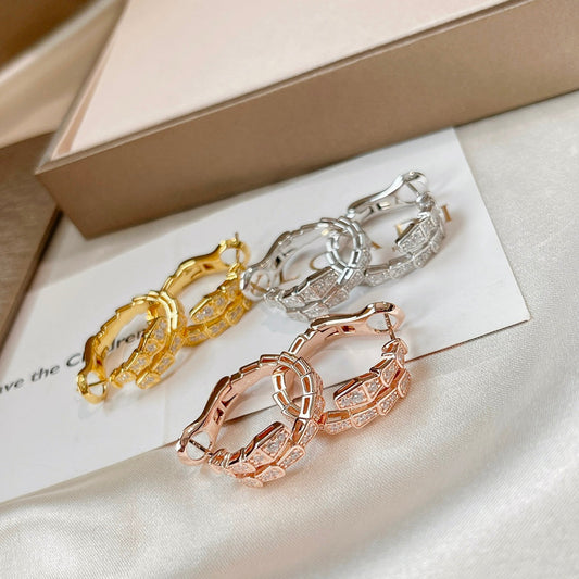 [Kismet Jewels ]SERPENTI EARRINGS DIAMOND