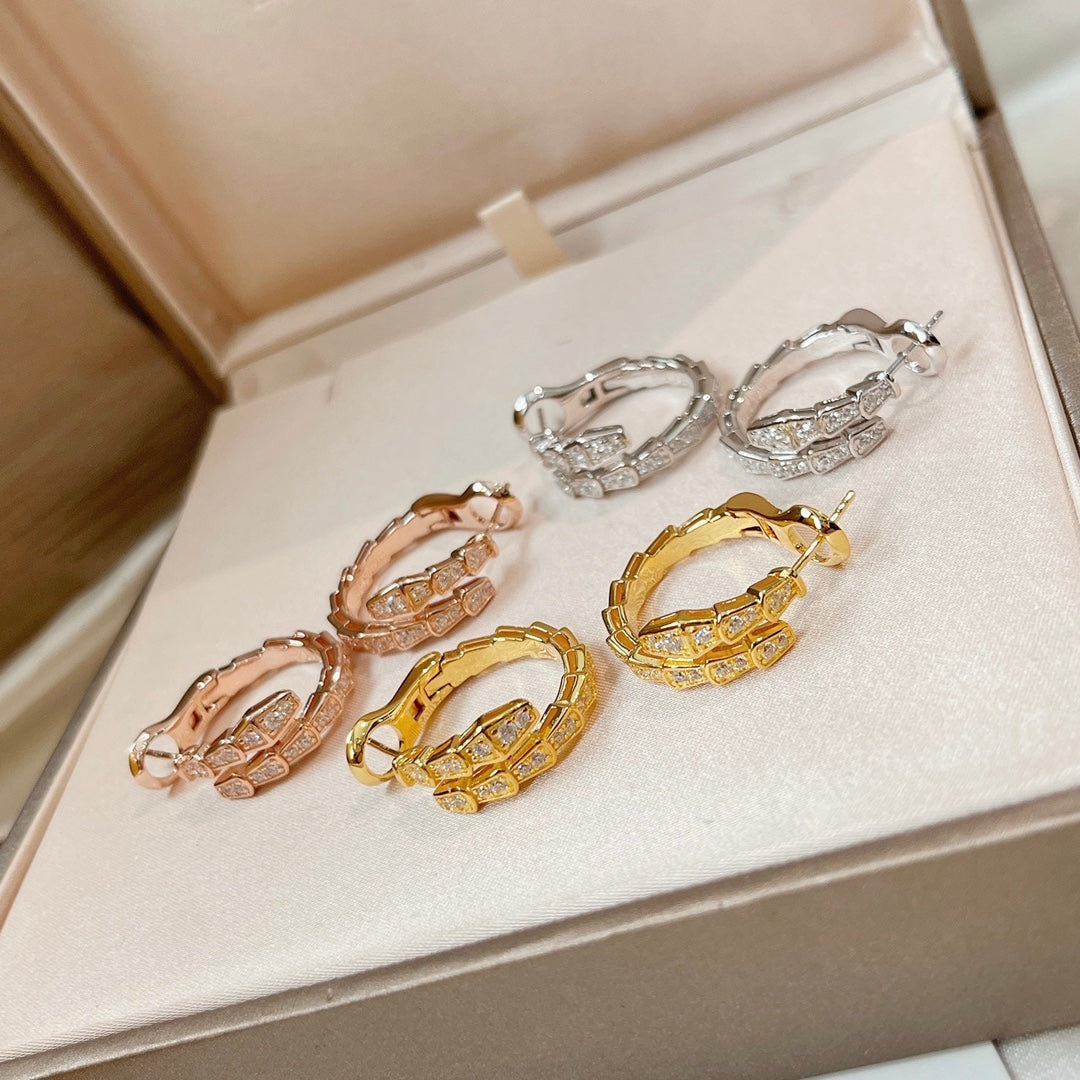 [Kismet Jewels ]SERPENTI EARRINGS DIAMOND