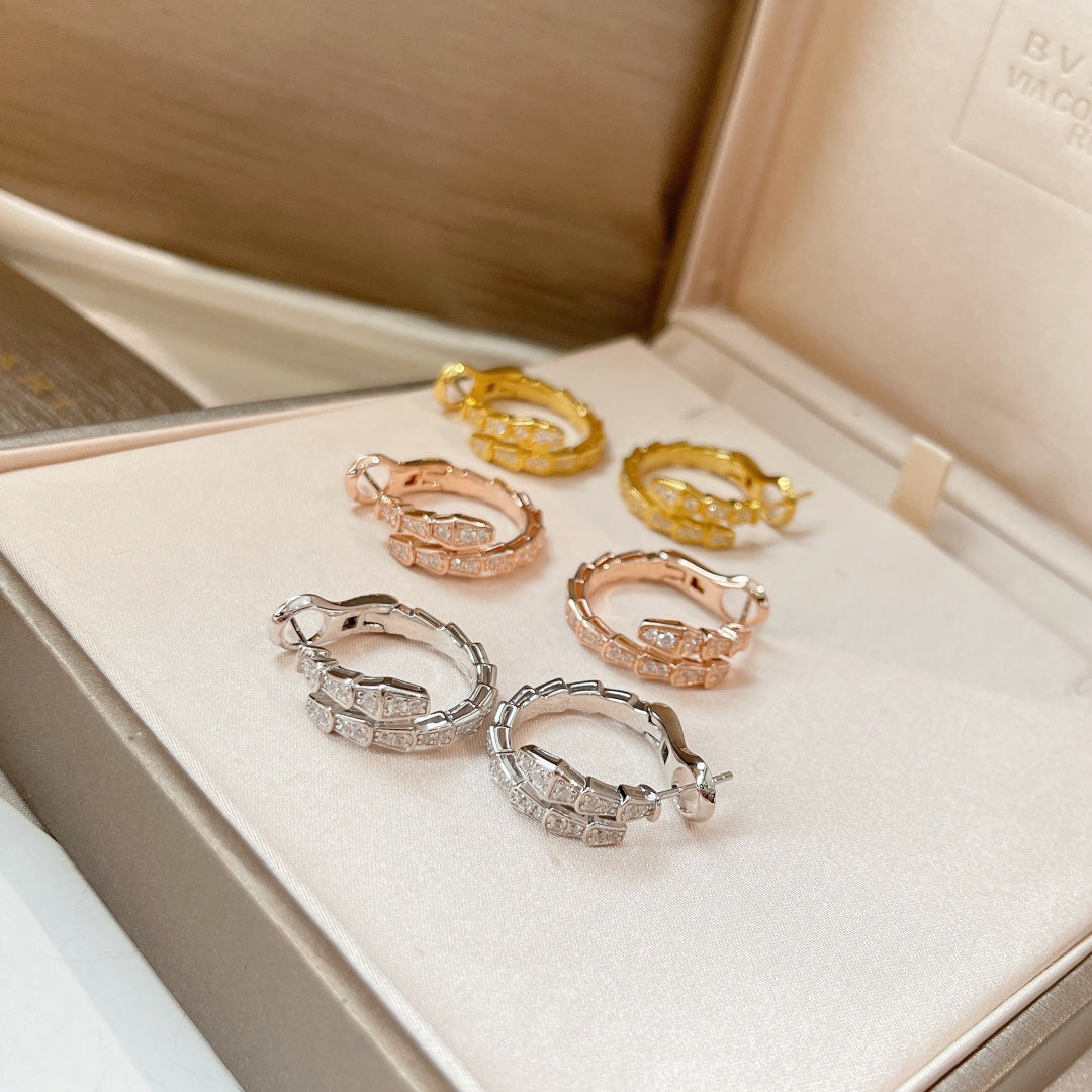 [Kismet Jewels ]SERPENTI EARRINGS DIAMOND