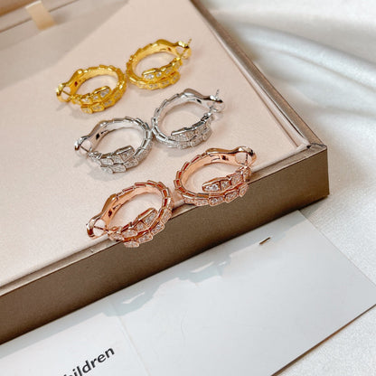 [Kismet Jewels ]SERPENTI EARRINGS DIAMOND