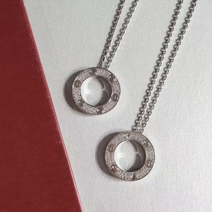 [Kismet Jewels ]LOVE NECKLACE ADJUSTABLE SILVER