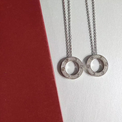 [Kismet Jewels ]LOVE NECKLACE ADJUSTABLE SILVER