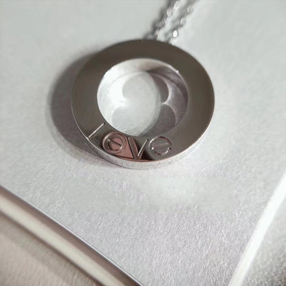 [Kismet Jewels ]LOVE NECKLACE ADJUSTABLE SILVER