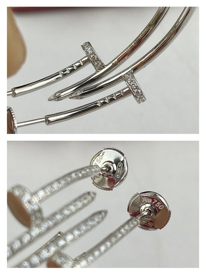 [Kismet Jewels ]JUSTE EARRINGS FULL DIAMONDS 1.8MM