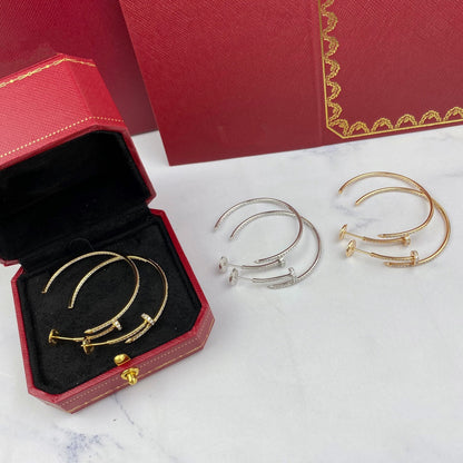 [Kismet Jewels ]JUSTE EARRINGS FULL DIAMONDS 1.8MM