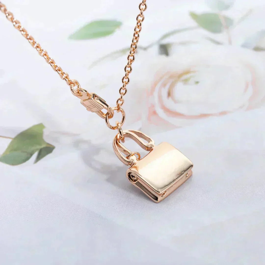 [Kismet Jewels ]AMULETTE PEDANT ROSE GOLD NECKLACE
