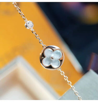 [Kismet Jewels ]SUN MOP GOLD 1 DIAMOND NECKLACE