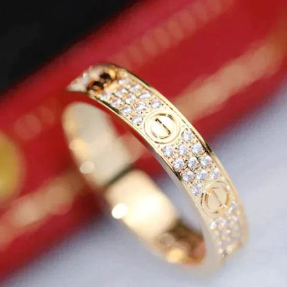 [Kismet Jewels ]LOVE RING 3.6MM DIAMOND PAVED