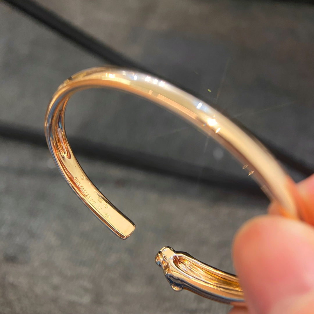 [Kismet Jewels ]PANTHERE GOLD OPEN BRACELET