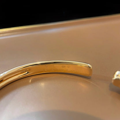 [Kismet Jewels ]PANTHERE GOLD OPEN BRACELET