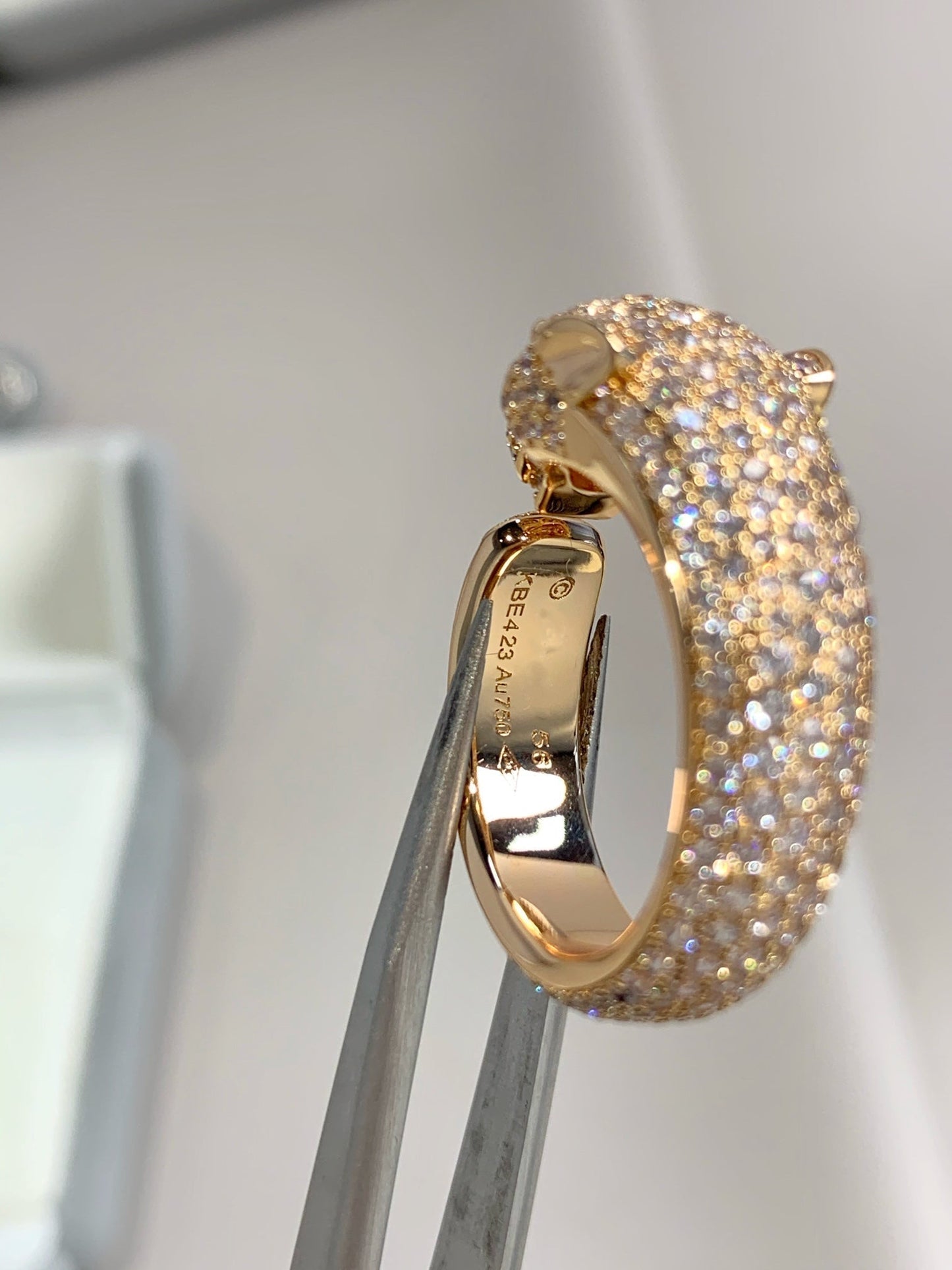[Kismet Jewels ]PANTHERE PINK GOLD DIAMOND RING