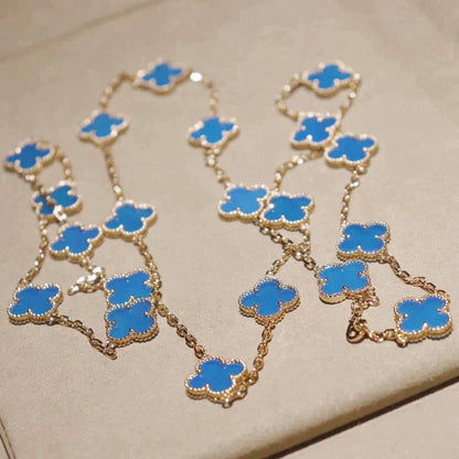[Kismet Jewels ]CLOVER 20 MOTIFS TURQUOISE GOLD