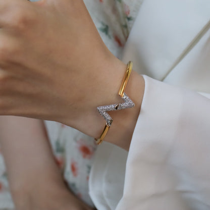 [Kismet Jewels ]VOLTE UPSITE DOWN GOLD DIAMOND BRACELET
