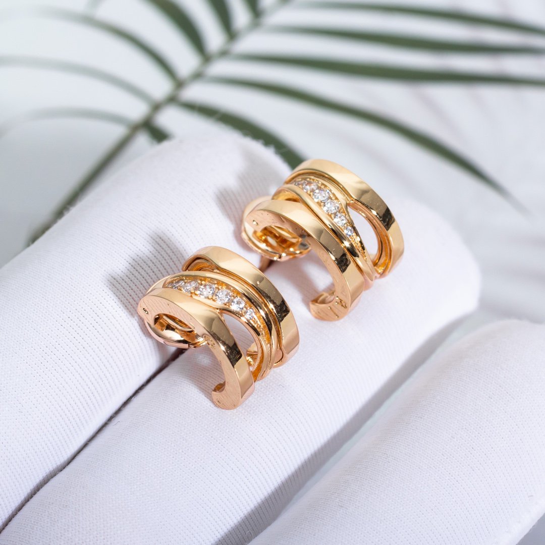 [Kismet Jewels ]ZERO 1 PINK GOLD DIAMONDS EARRINGS