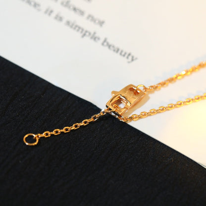 [Kismet Jewels ]STAR AND SUN DIAMOND PINK GOLD NECKLACE