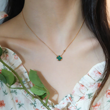 [Kismet Jewels ]SUN PEDANT PINK GOLD 1 DIAMOND NECKLACE