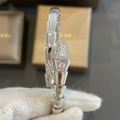 [Kismet Jewels ]SERPENTI BRACELET DIAMONDS SILVER