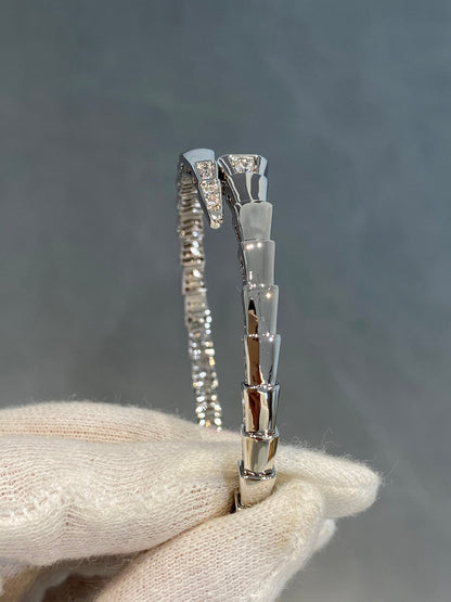 [Kismet Jewels ]SERPENTI BRACELET DIAMONDS SILVER