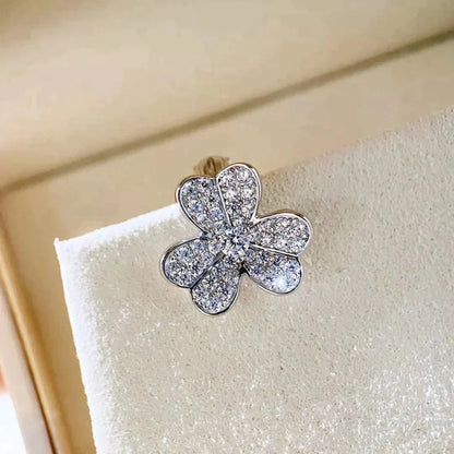 [Kismet Jewels ]CLOVER COMOS DIAMOND EARRINGS SILVER