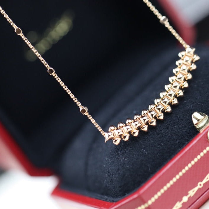 [Kismet Jewels ]CLASH PINK GOLD NECKLACE