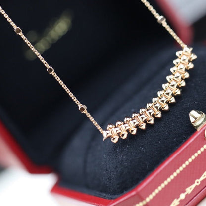 [Kismet Jewels ]CLASH PINK GOLD NECKLACE