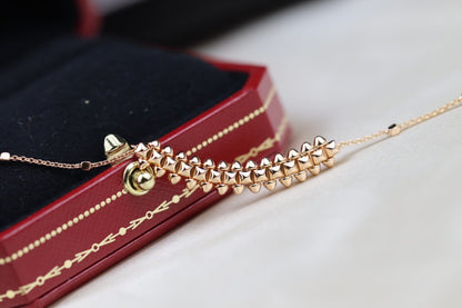 [Kismet Jewels ]CLASH PINK GOLD NECKLACE