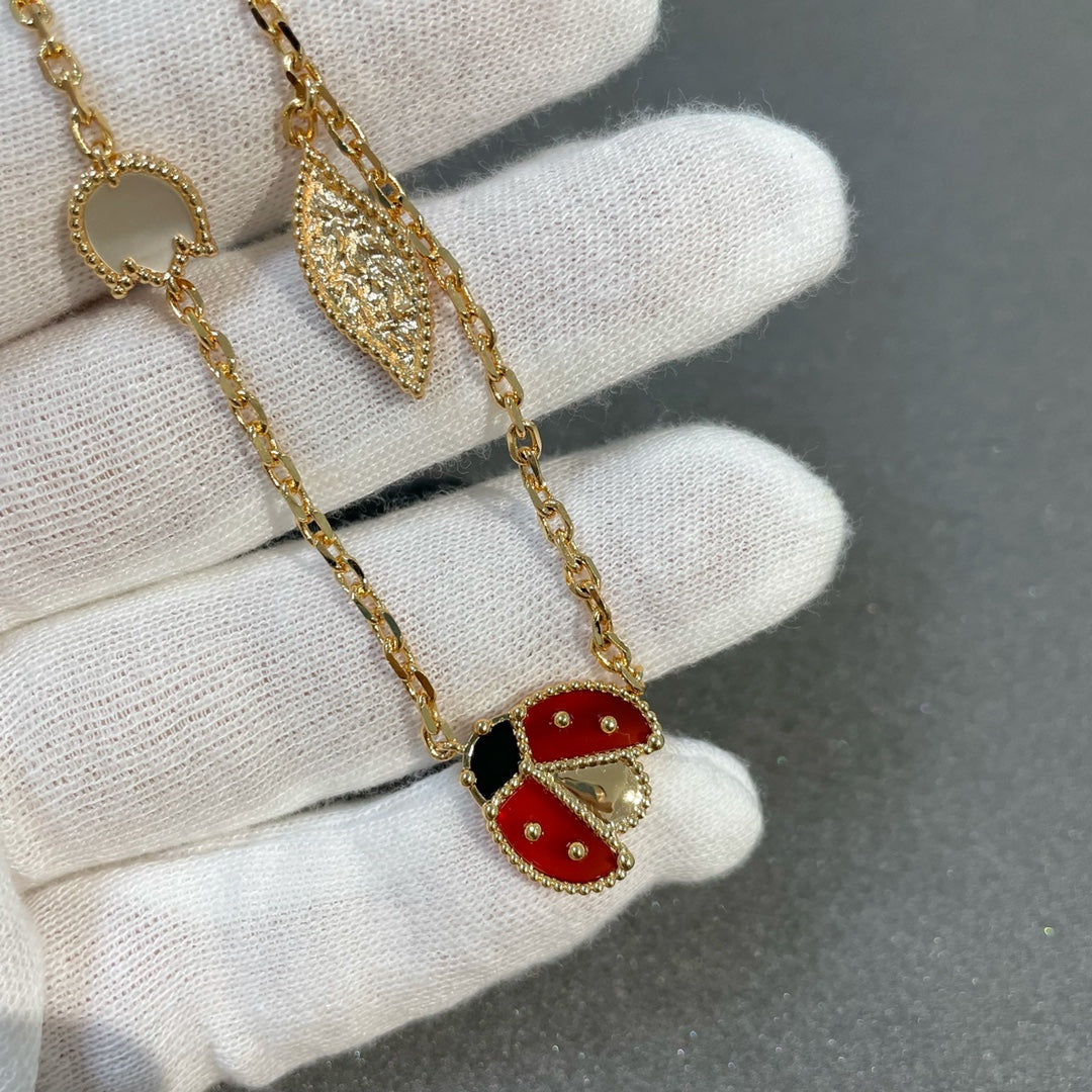 [Kismet Jewels ]LUCKY SPRING 15 MOTIFS GOLD NECKLACE