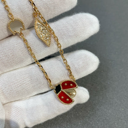 [Kismet Jewels ]LUCKY SPRING 15 MOTIFS GOLD NECKLACE