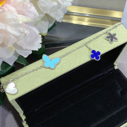 [Kismet Jewels ]LUCKY SPRING SILVER BRACELET 4 MOTIF