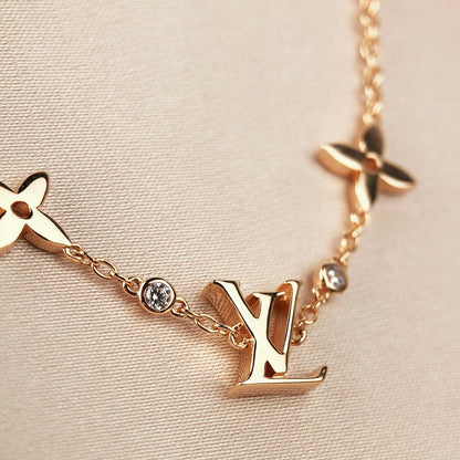 [Kismet Jewels ]STAR AND SUN 7 MOTIFS GOLD BRACELET