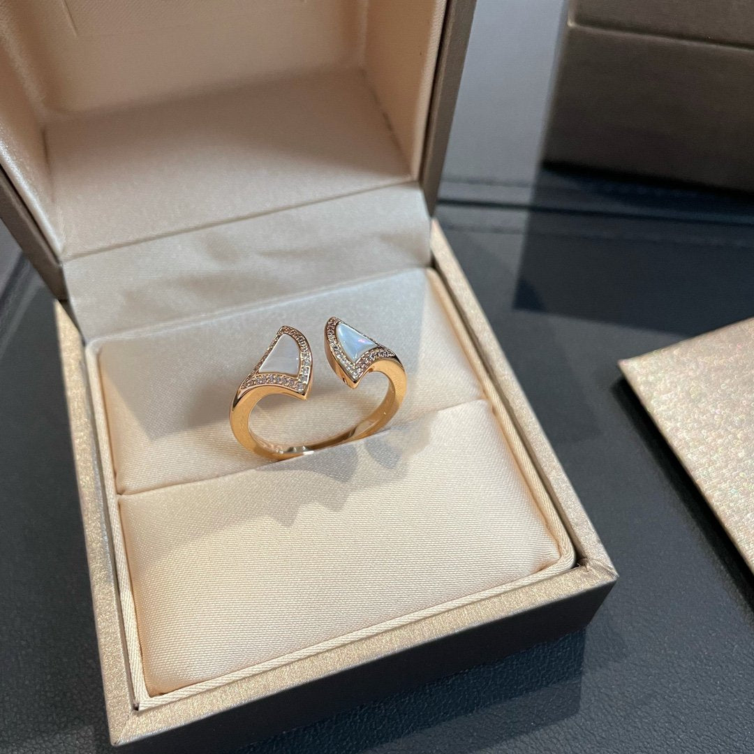 [Kismet Jewels ]DREAM MOP DIAMOND OPEN RING
