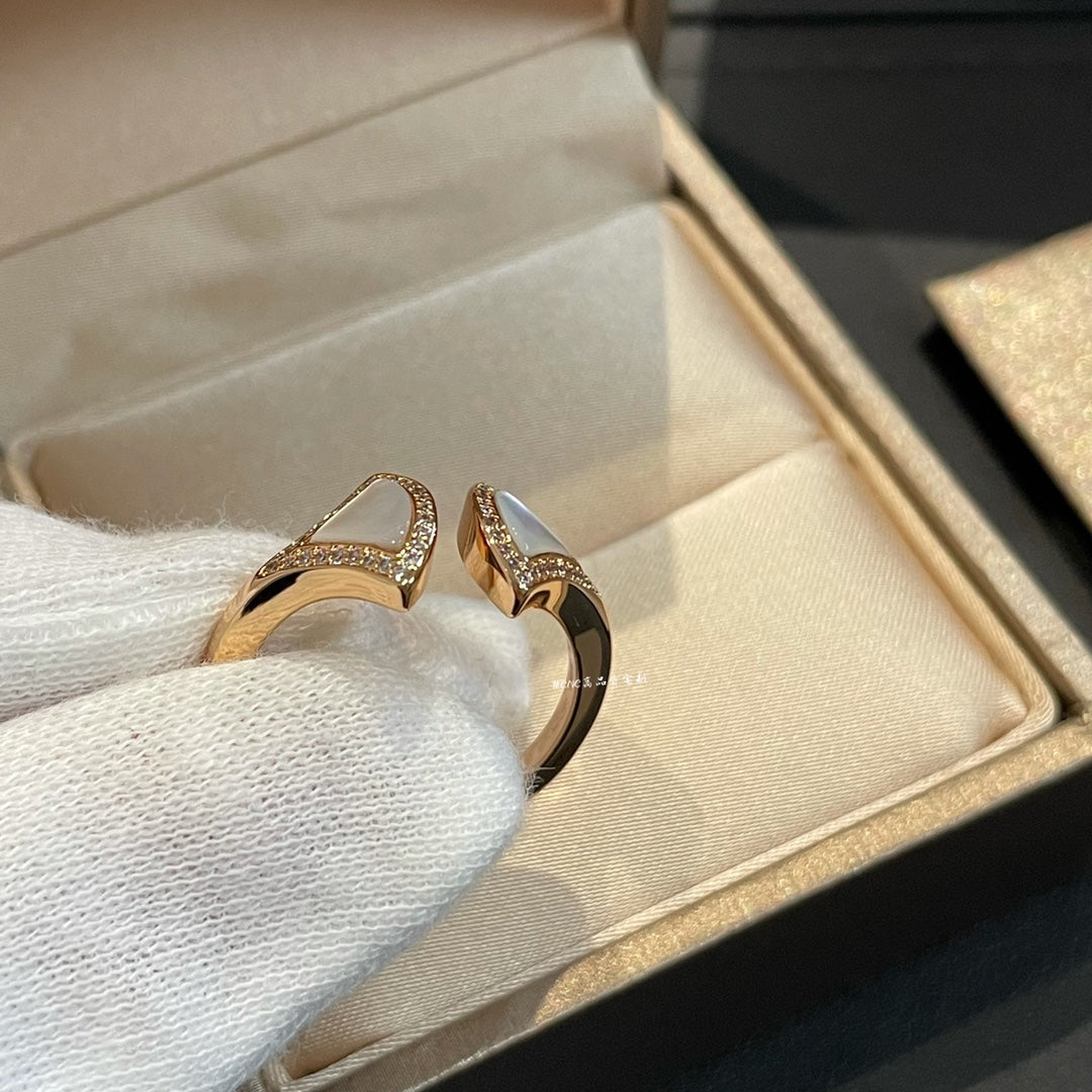 [Kismet Jewels ]DREAM MOP DIAMOND OPEN RING