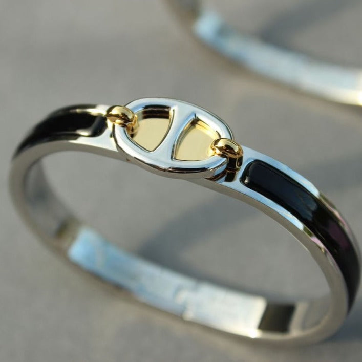 [Kismet Jewels ]CLIC CHAINE SILVER BRACELET