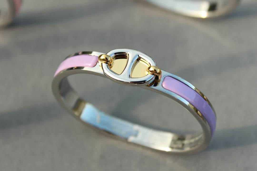 [Kismet Jewels ]CLIC CHAINE SILVER BRACELET