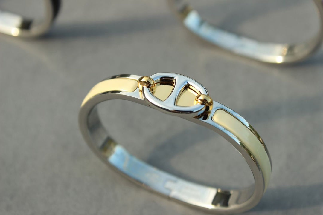 [Kismet Jewels ]CLIC CHAINE SILVER BRACELET