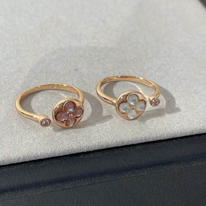 [Kismet Jewels ]SUN 1 DIAMOND PINK MOP RING