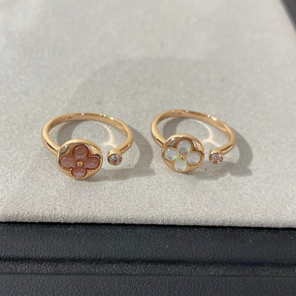 [Kismet Jewels ]SUN 1 DIAMOND PINK MOP RING