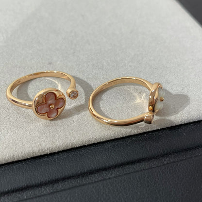 [Kismet Jewels ]SUN 1 DIAMOND PINK MOP RING