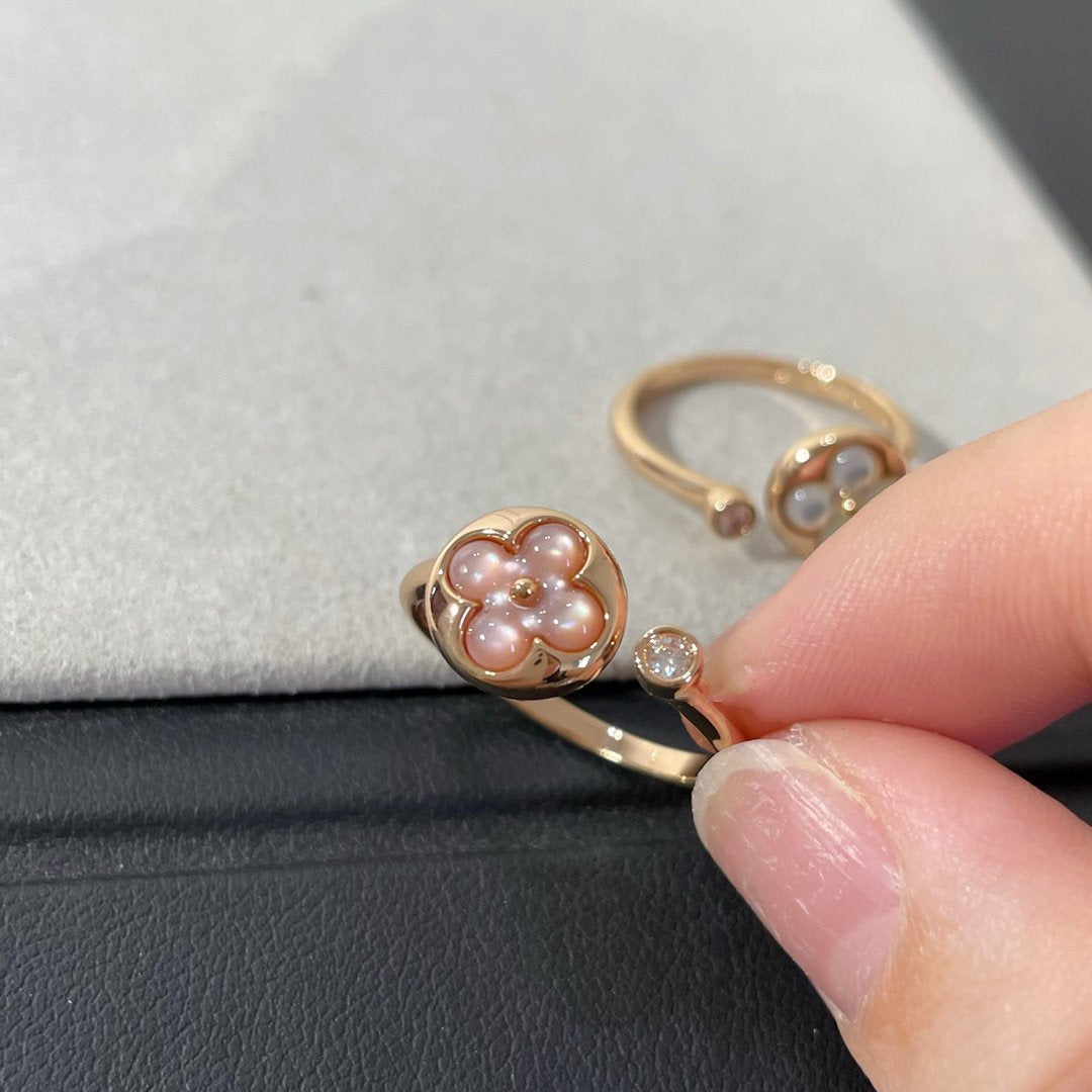[Kismet Jewels ]SUN 1 DIAMOND PINK MOP RING