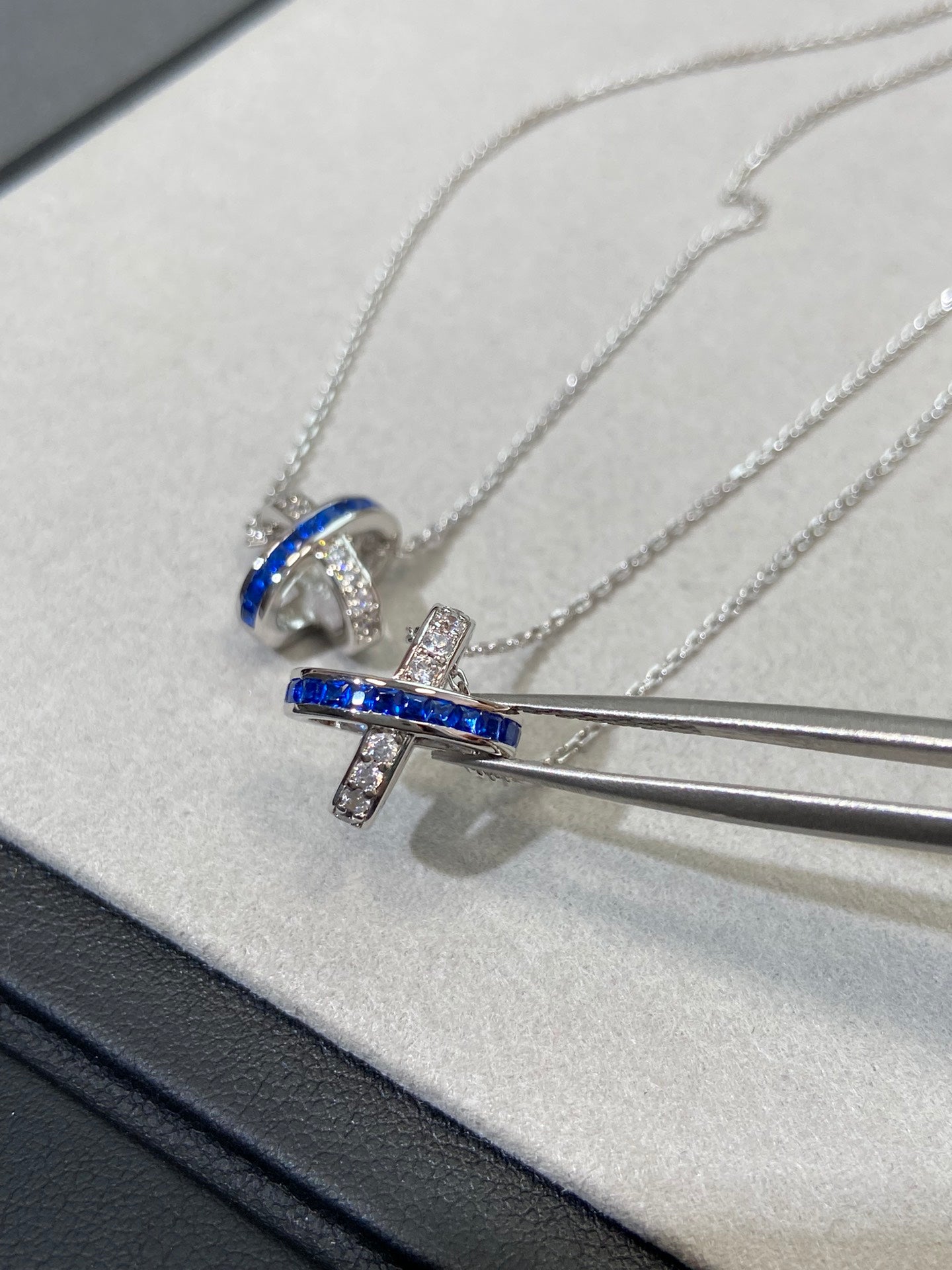 [Kismet Jewels ]LIENS DIAMOND SILVER NECKLACE