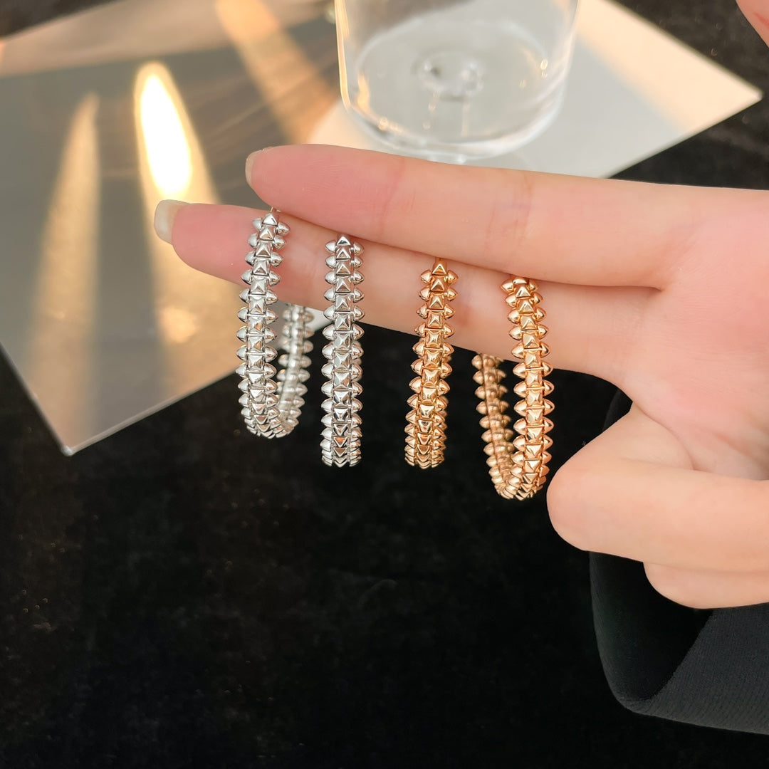 [Kismet Jewels ]CLASH HOOP EARRINGS