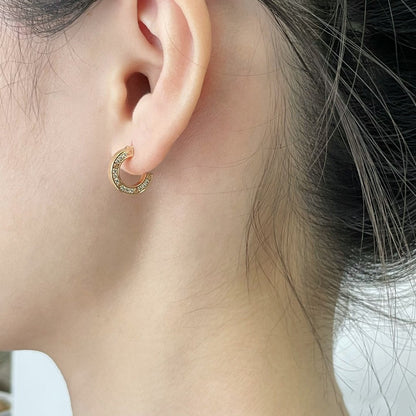 [Kismet Jewels ]LOVE DIAMOND EARRINGS